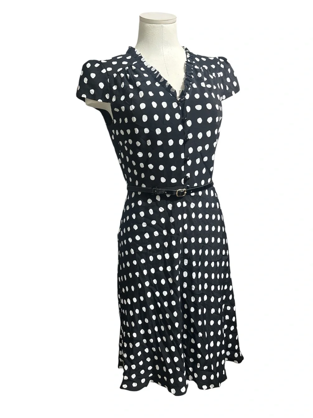 Kate Spade Black and White Polka Dot Dress